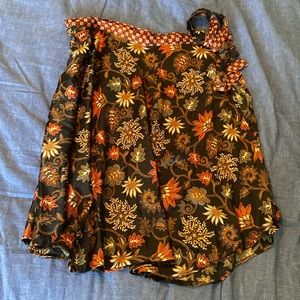 Satin Floral Skirt from Bali